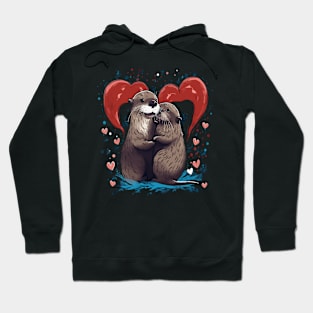 Otter Valentine Day Hoodie